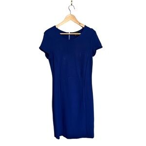 Stretchy blue dress by Armani Exchange. SIZE MEDIUM